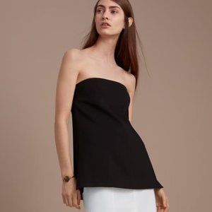 Aritzia Babaton Alice top w. built in bra in black